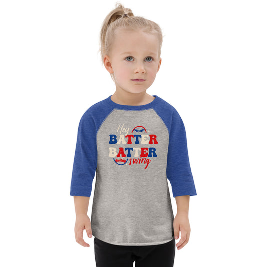 Hey Batter Toddler baseball shirt