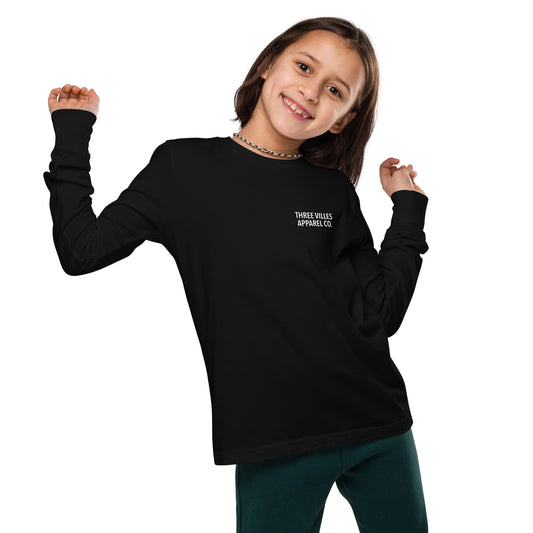 Three VILLES Youth long sleeve tee